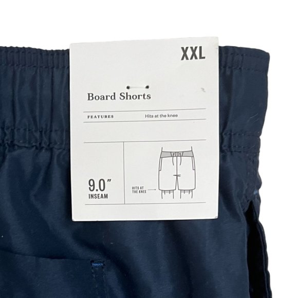 Goodfellow & Co Men's Size XXL Dark Blue 9" Board Swim Shorts Trunks NWT - Picture 5 of 6